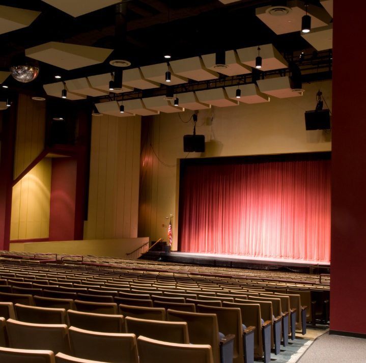 Empty performing arts centre