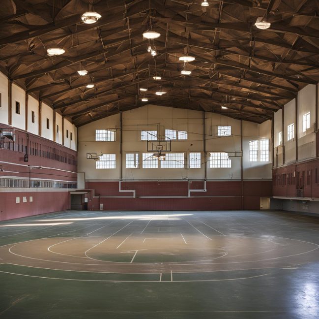 Simple, basic sports hall